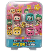 Pinkfong Wonderstar Metal Block Mini Car Set 4P Stacking Game Korea Toy For Kids Baby